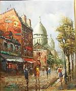 unknow artist, Henri Royer Vue sur Montmartre